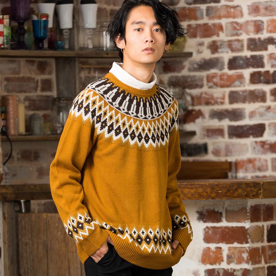 ノルディックニット BS17WN11-M007[品番：WG010024565]｜WEGO【MEN