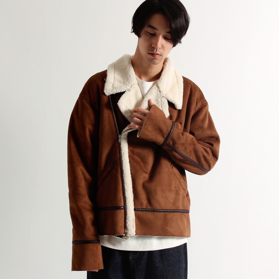 ムートンライダースジャケット[品番：WG010003854]｜WEGO【MEN