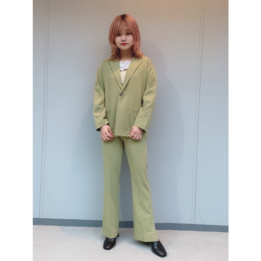 低身長向ケ セットアップセミフレアパンツ Dusp02 L9659 品番 Wg Wego Women ウィゴー のレディース ファッション通販 Shoplist ショップリスト