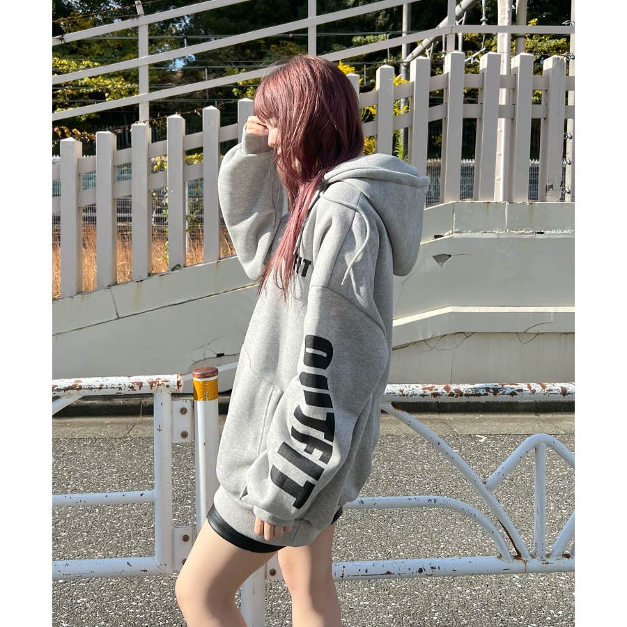 OUTFITハーフジップパーカー 韓国 韓国ファッション[品番：WG010086693