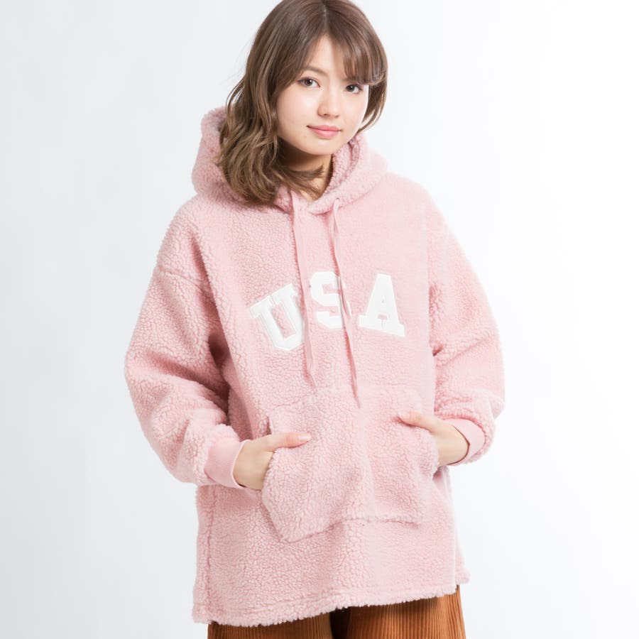 ラシュッド ボア パーカー