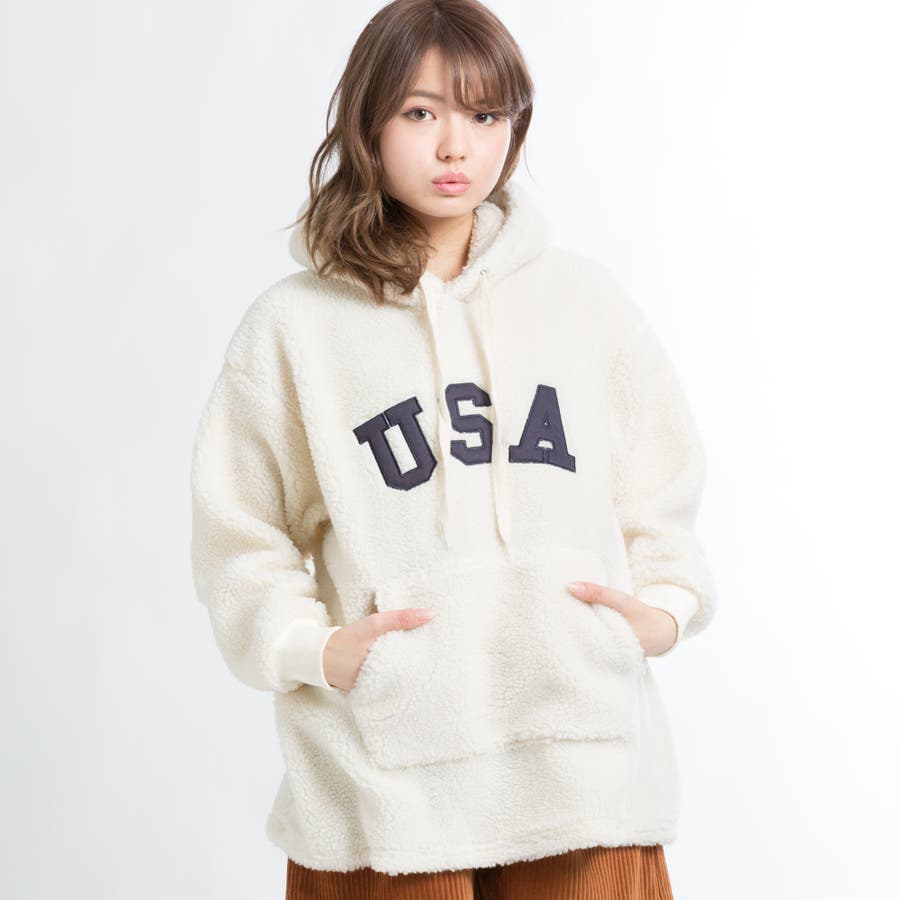 「#期間限定」のおすすめ人気ランキング USAボアパーカー JS17WN11-L009[品番：WG010024475]｜WEGO ニット/セーター