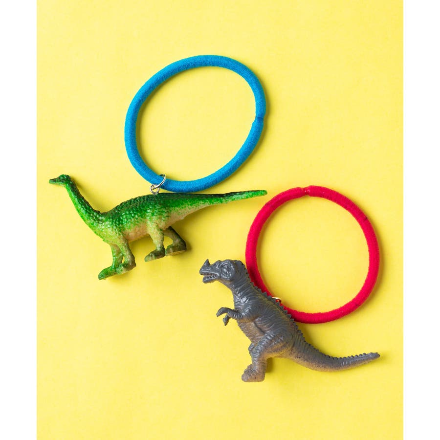 2点セット】恐竜ヘアゴム MO19AU07-LG4075[品番：WG010069781