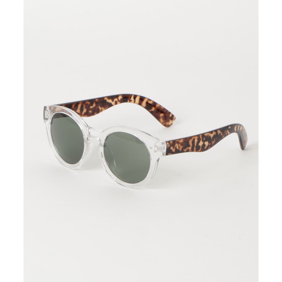 NOSWEAR クリアフレーム ラウンドサングラス NOSWEAR クリアフレーム ラウンドサングラス NOSWEAR クリア