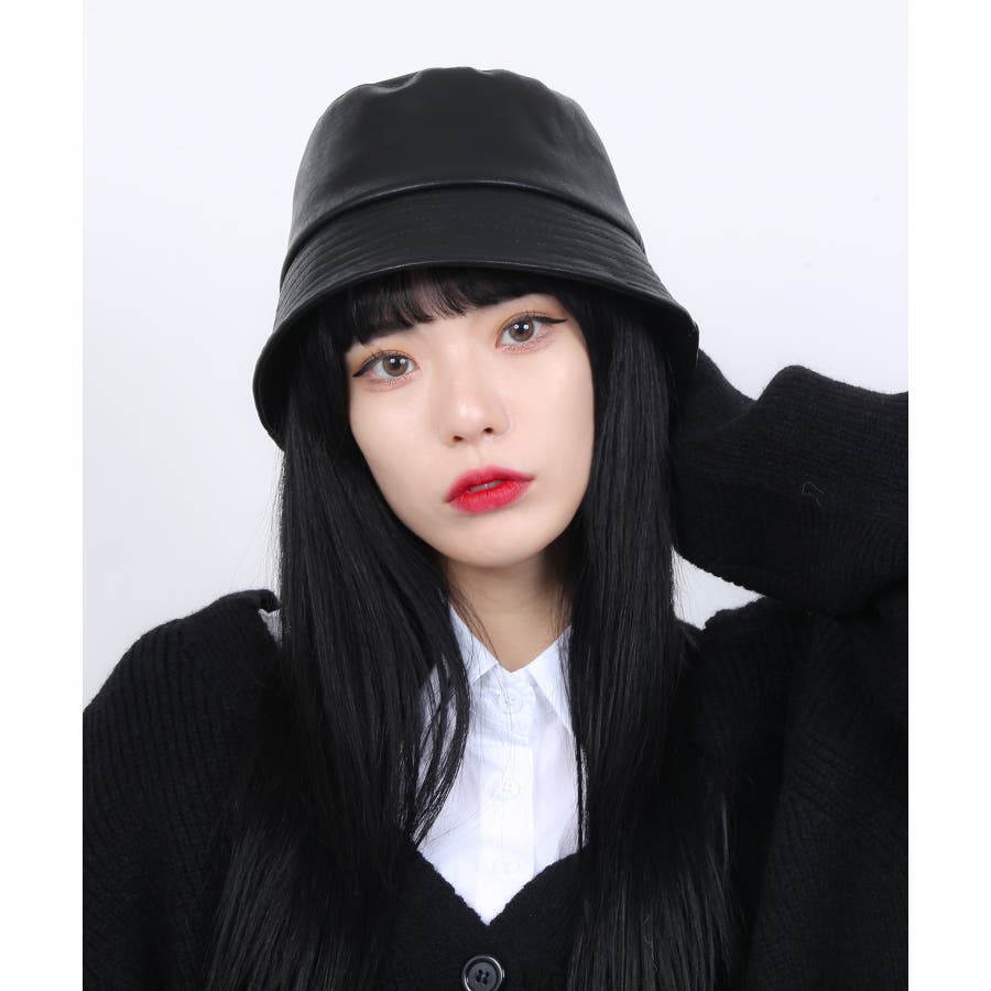 WC】フェイクレザーバケットハット[品番：WG010077709]｜WEGO【WOMEN