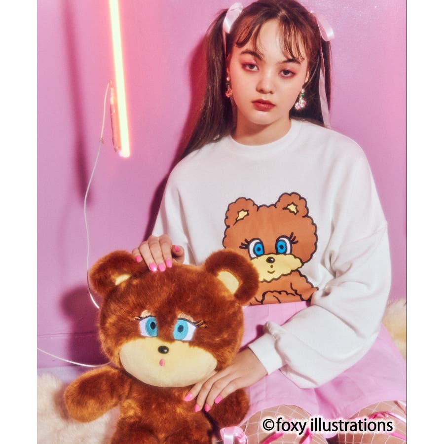 Wc Foxy Illustrations Wc プリントスウェット 品番 Wg Wego Women ウィゴー のレディースファッション通販 Shoplist ショップリスト