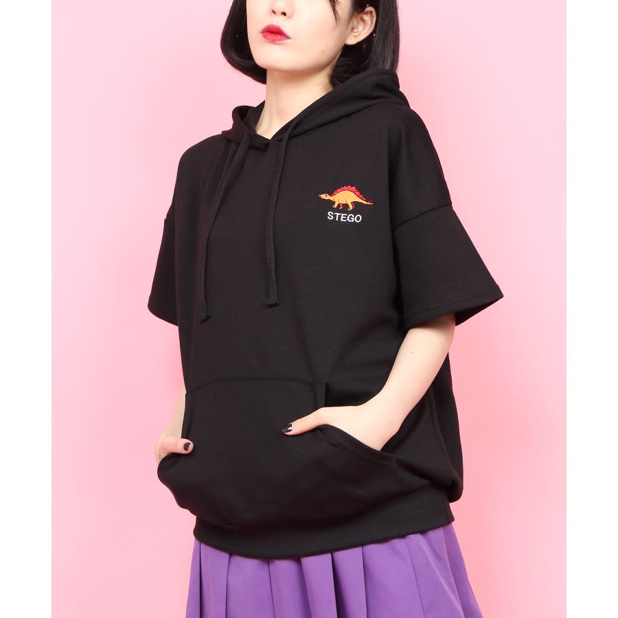 Wc 恐竜ハンソデパーカー 品番 Wg Wego Women ウィゴー のレディースファッション通販 Shoplist ショップリスト