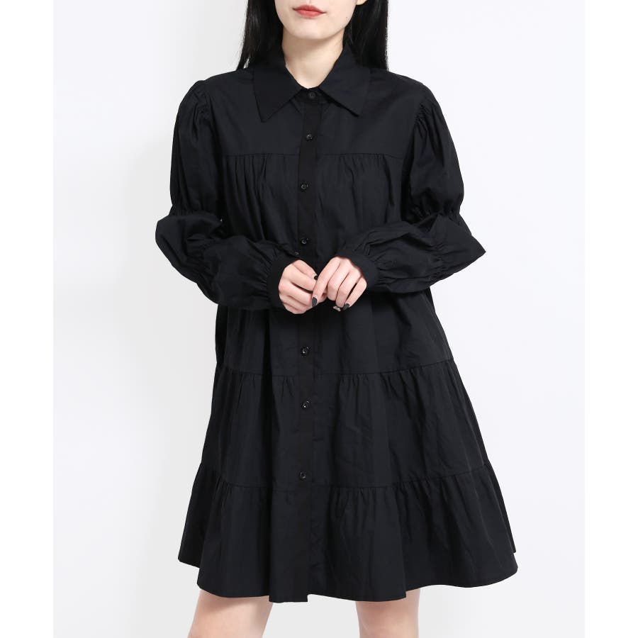 WC】ティアードシャツワンピース[品番：WG010083178]｜WEGO【WOMEN