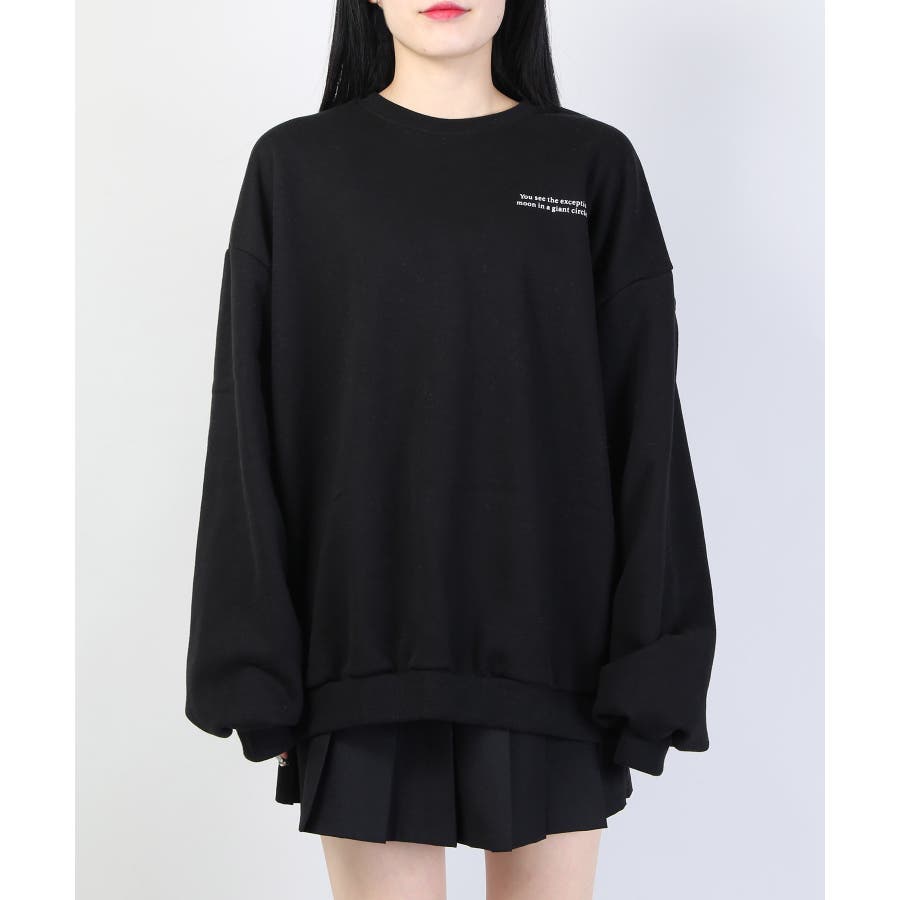 WC】ムーンプリントビッグスウェット[品番：WG010078307]｜WEGO【WOMEN