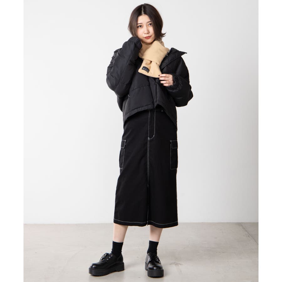 リバーシブルパデッドマフラー WE19WN11-MG7437[品番：WG010071221