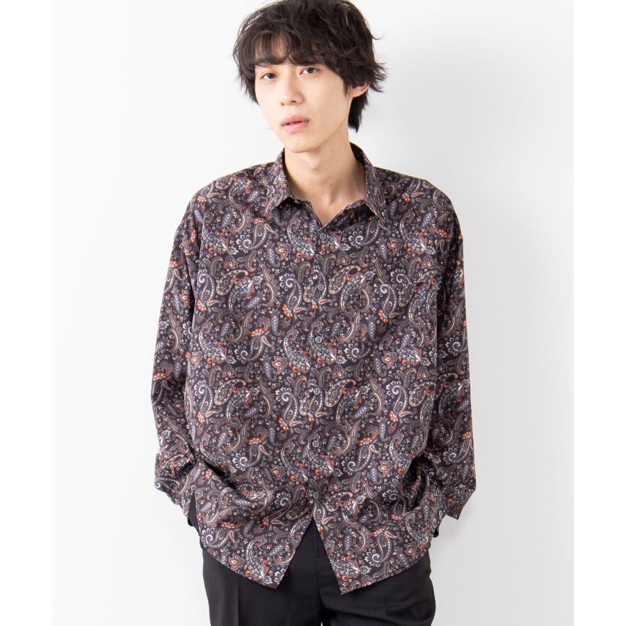 ペイズリーBIGシャツ WE20SP03-M1007[品番：WG010072562]｜WEGO【MEN