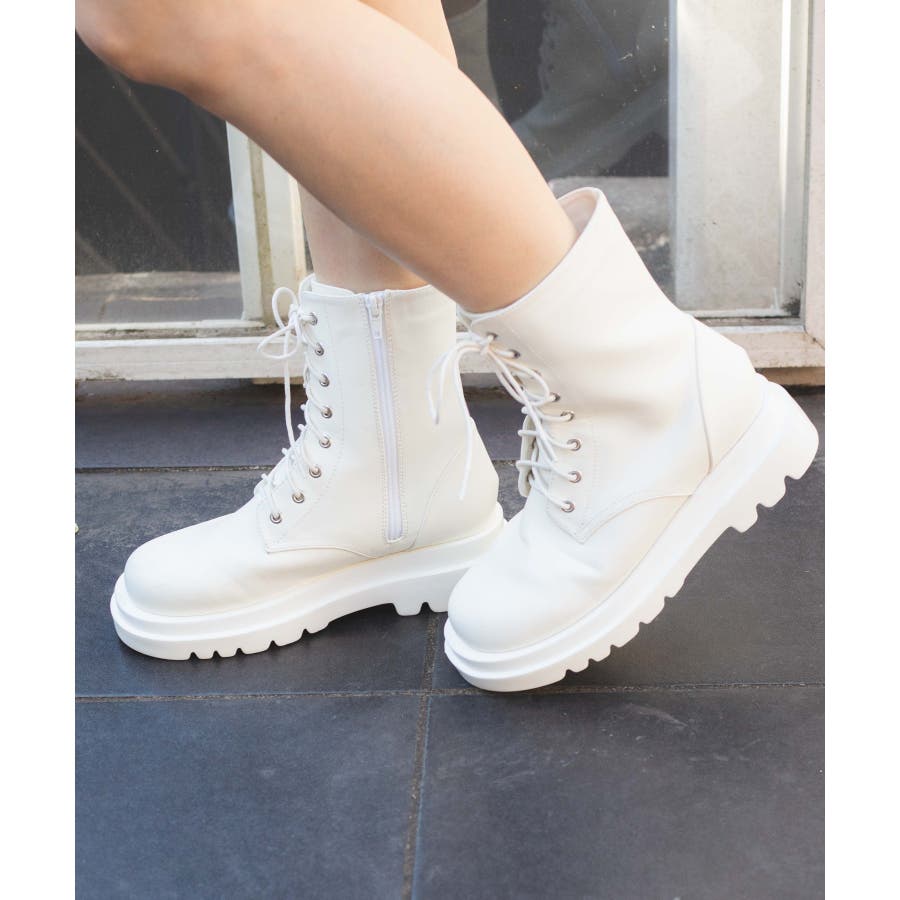 8ホールレースアップブーツ[品番：WG010081791]｜WEGO【WOMEN