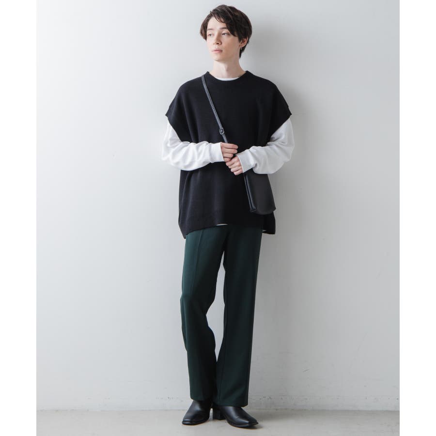 ルーズシルエットニットベスト[品番：WG010082084]｜WEGO【MEN