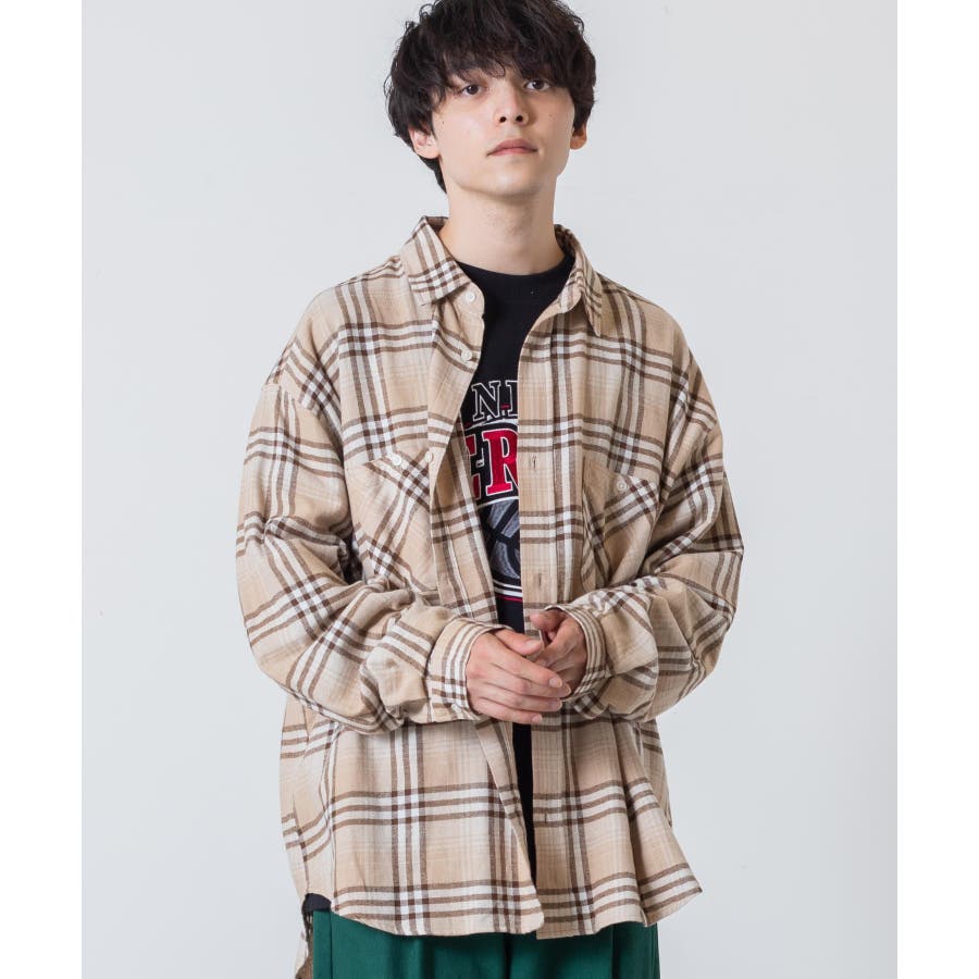 BIGネルシャツ[品番：WG010082439]｜WEGO【MEN】（ウィゴー