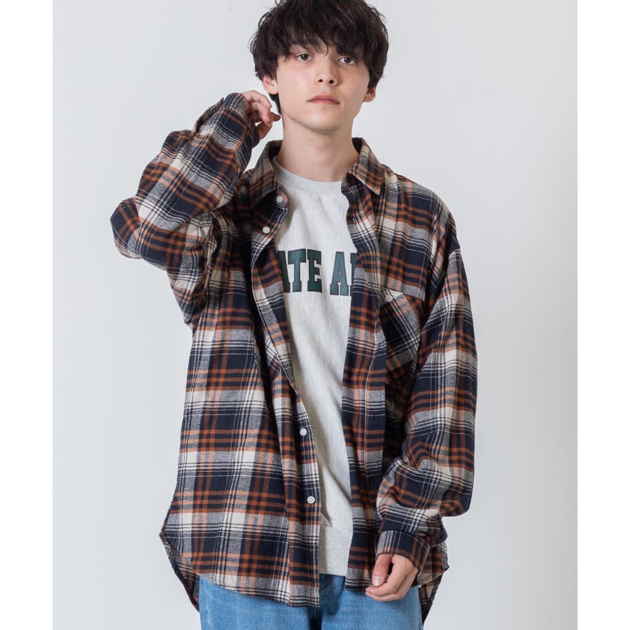 BIGネルシャツ[品番：WG010082439]｜WEGO【MEN】（ウィゴー