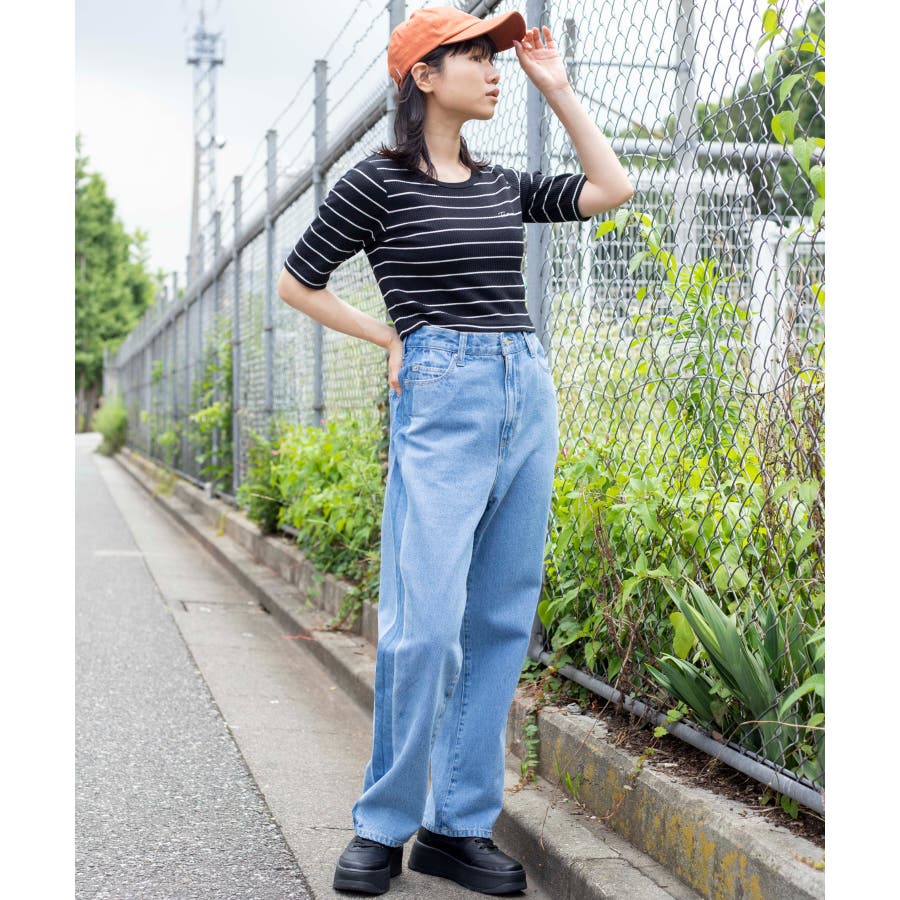 ワイズ 2021 Resort サイドラインデニムパンツ