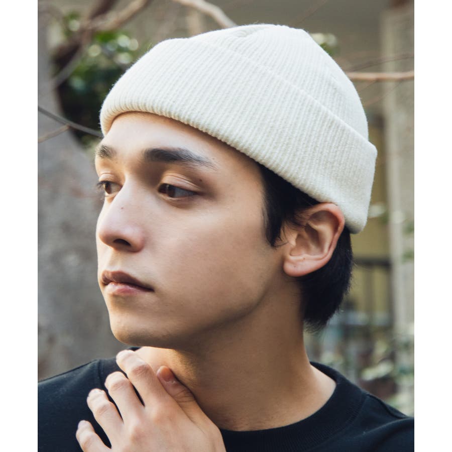コットン2WAYショートニットキャップ WE21SS01-MG0002[品番