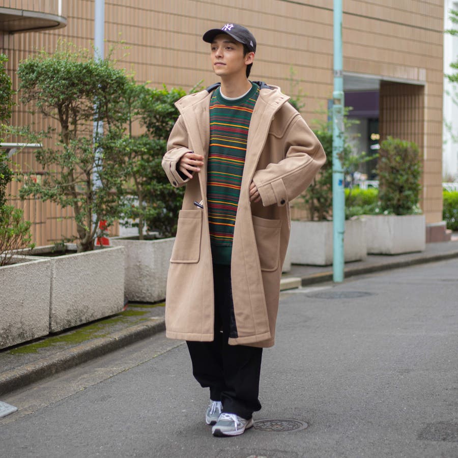 ニットメルトンダッフルコート 韓国  韓国ファッション[品番：WG010081869]｜WEGO【MEN】（ウィゴー）のメンズファッション通販｜SHOPLIST（ショップリスト）