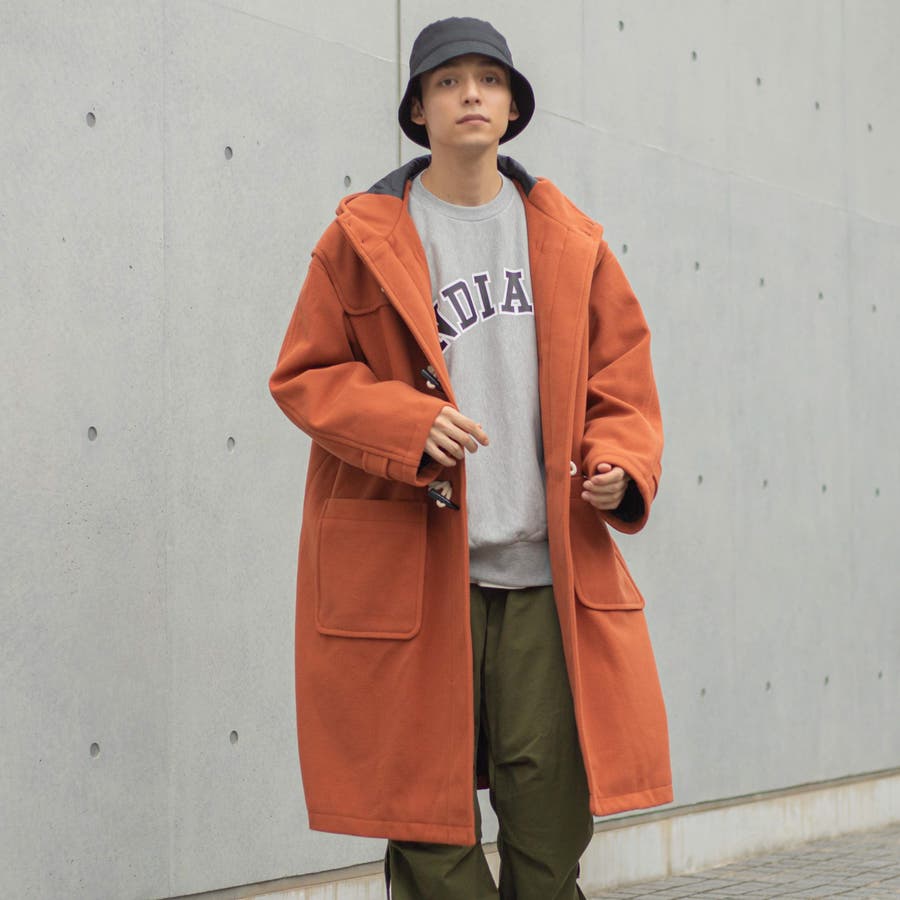 ニットメルトンダッフルコート 韓国 韓国ファッション[品番