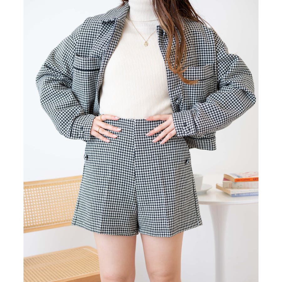 ツイードキュロット 韓国 韓国ファッション 秋 冬 秋冬 秋服 冬服 服