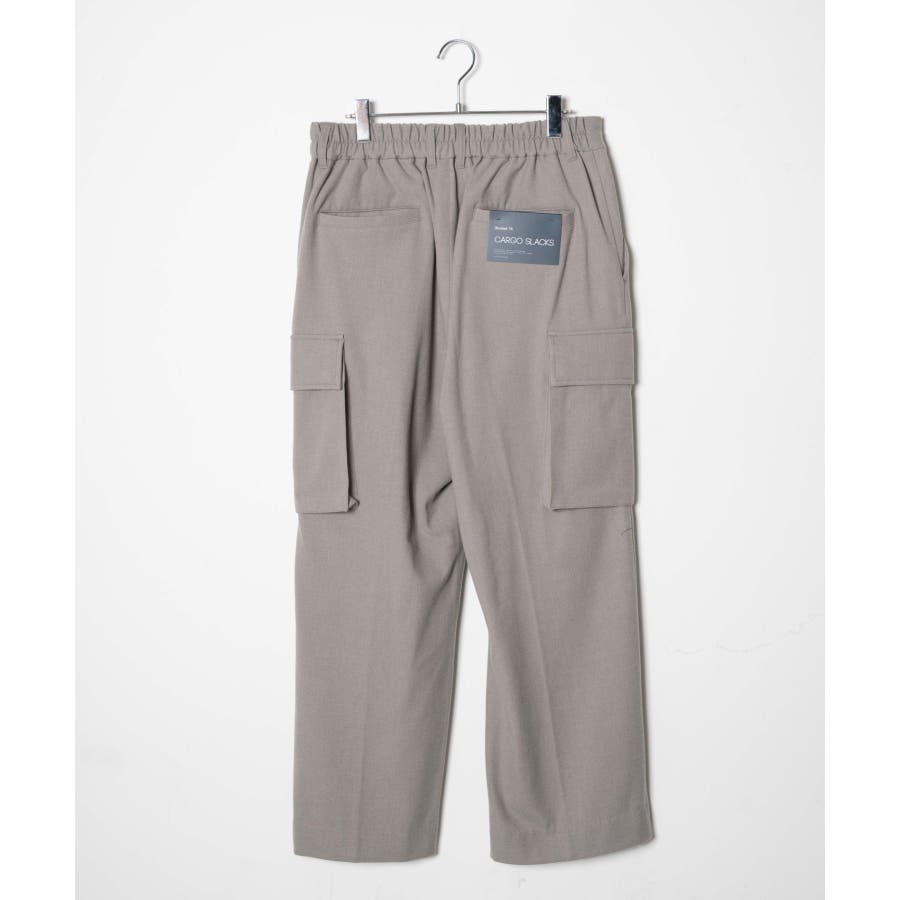 起毛TR ワイドカーゴスラックス [品番：WG010089201]｜WEGO【MEN】（ウィゴー）のメンズファッション通販｜SHOPLIST（ショップリスト）