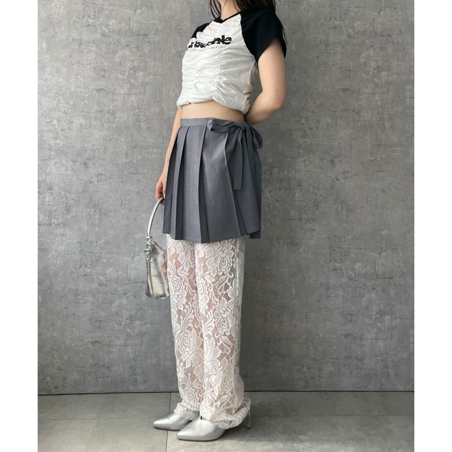 プリーツラップスカート 付きショートPT[品番：WG010090316]｜WEGO【WOMEN】（ウィゴー）のレディースファッション通販｜SHOPLIST（ショップリスト）