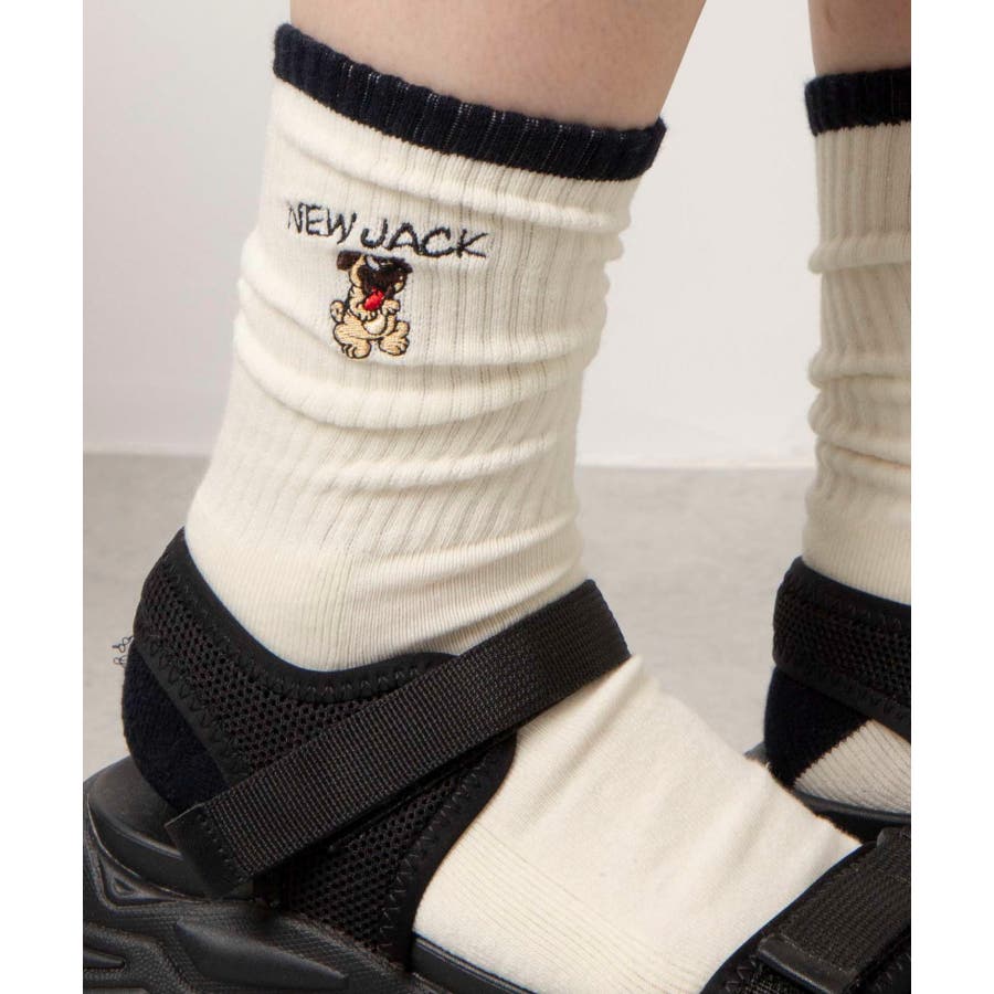 しょーご出品 別注NEWJACK刺繍ソックス[品番：WG010091123]｜WEGO【MEN