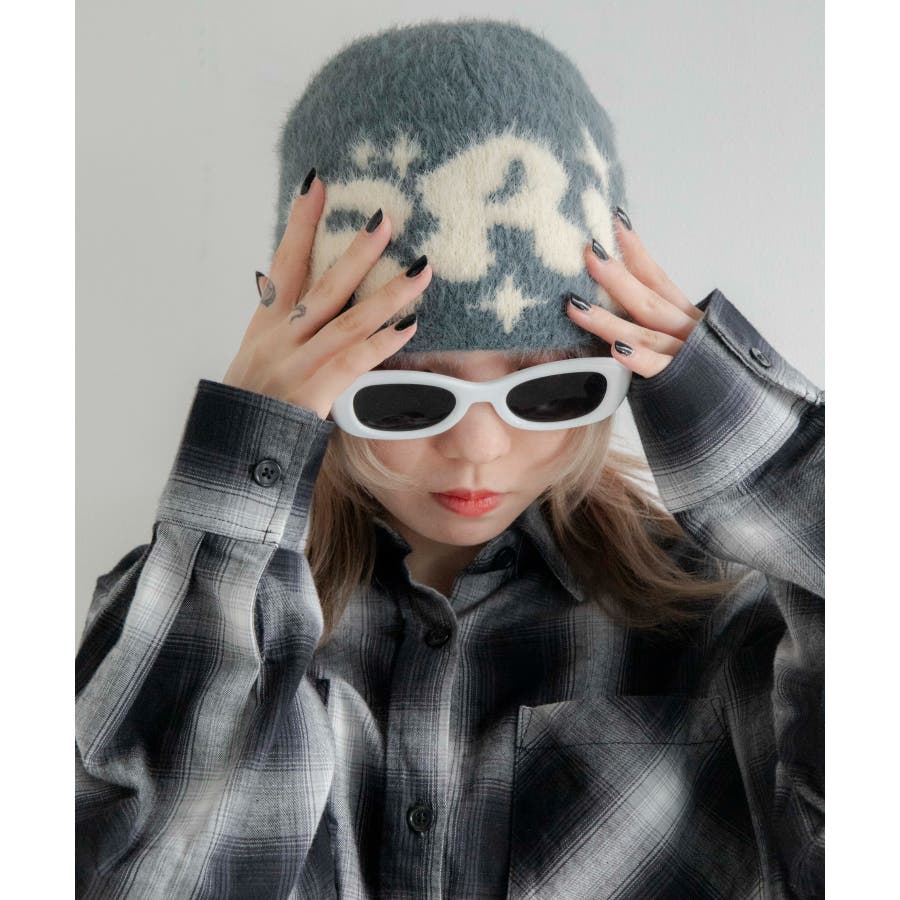 シャギーキラキラロゴニットキャップ[品番：WG010092779]｜WEGO