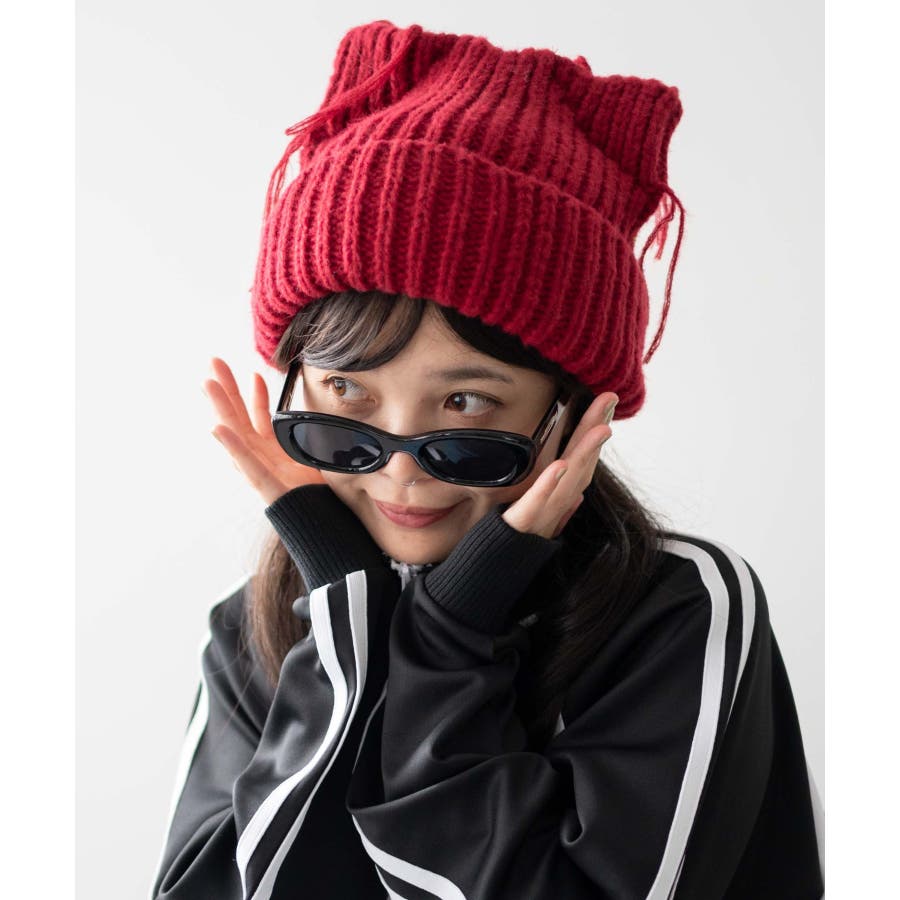 ローゲージネコミミニットキャップ[品番：WG010092787]｜WEGO【MEN