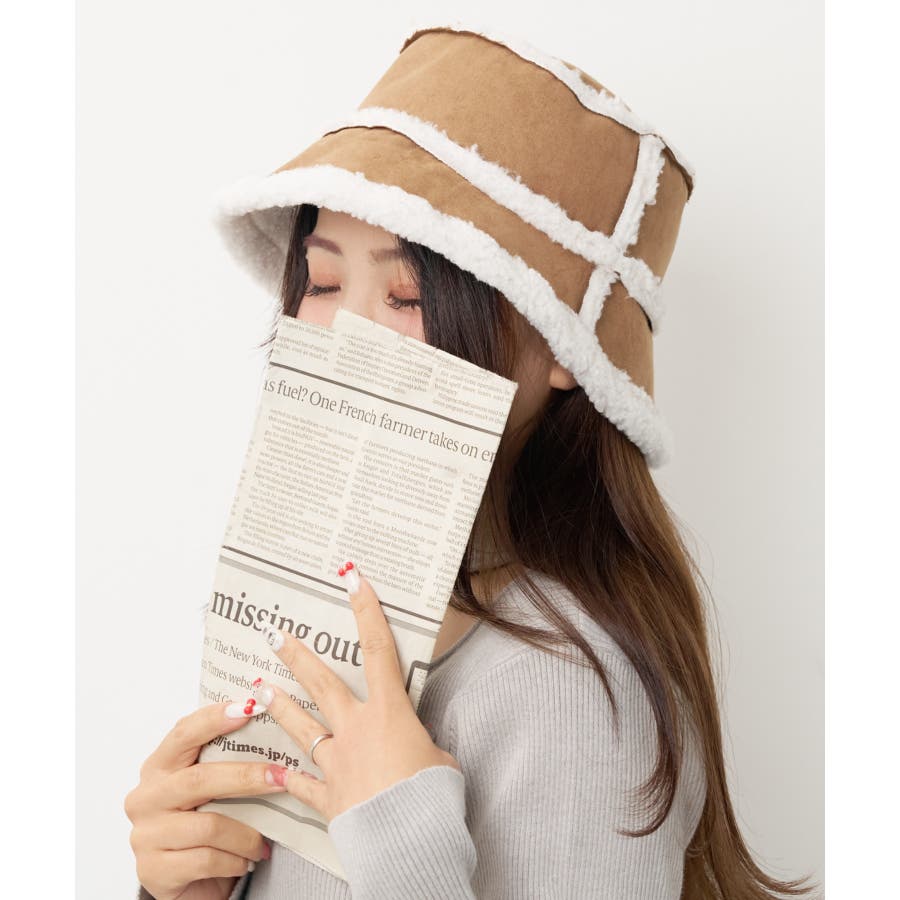 【代引き不可】 ムートンバケットハット[品番：WG010092806]｜WEGO【MEN 帽子