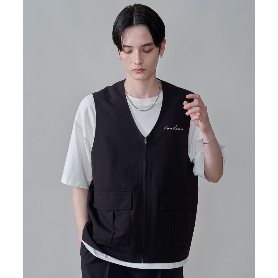 代引き人気 TRポケットZIPベスト[品番：WG010093926]｜WEGO【MEN 男性用