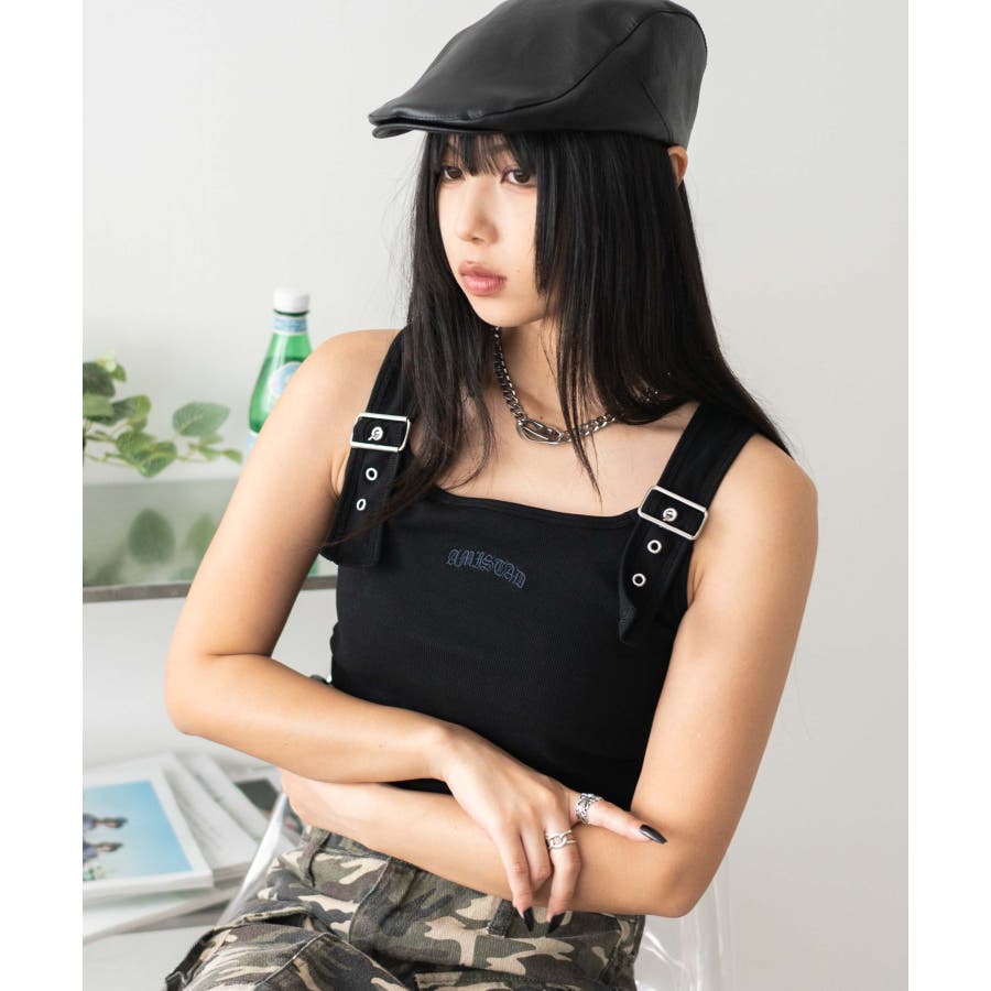 国内最安値！ ベルトデザインタンク[品番：WG010094113]｜WEGO【WOMEN トップス