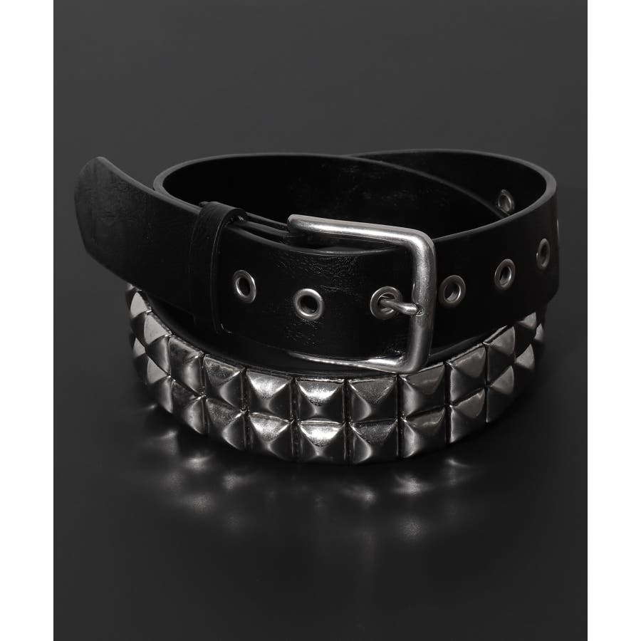 Mピラミッドスタッズベルト[品番：WG010095857]｜WEGO【MEN