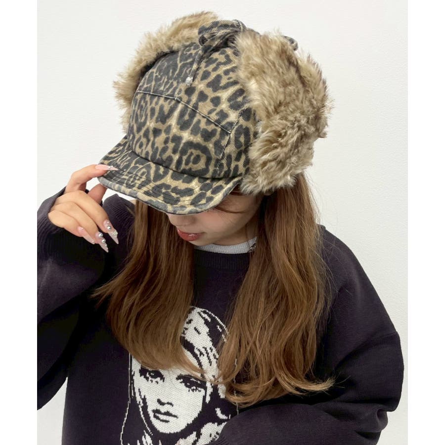 レオパードドッグイヤーキャップ[品番：WG010095966]｜WEGO【MEN