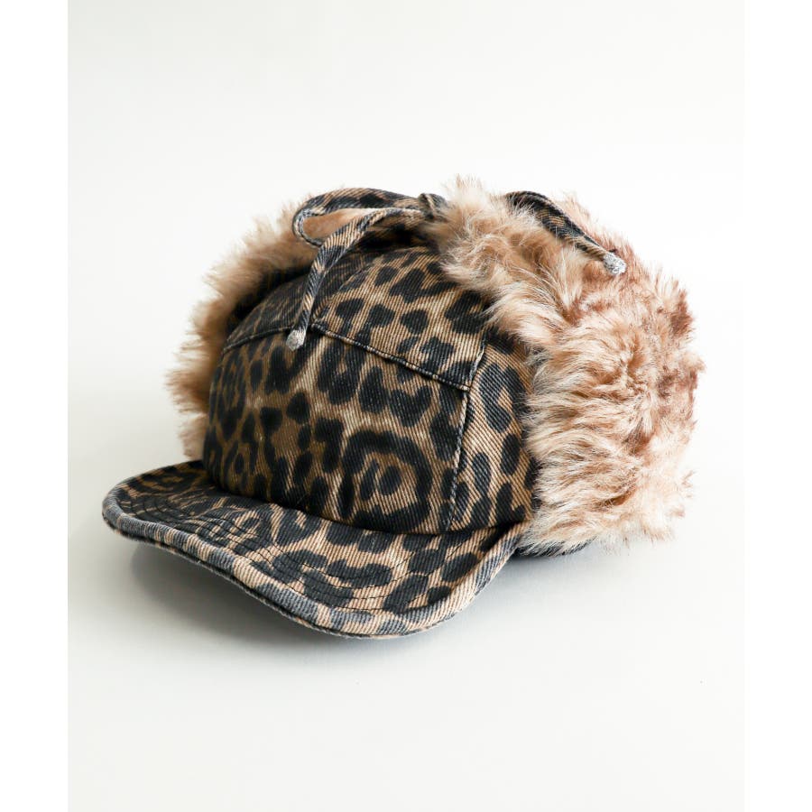 レオパードドッグイヤーキャップ[品番：WG010095966]｜WEGO【MEN