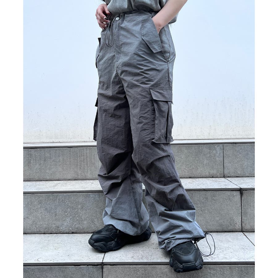 （セール）開催中 人気ブランドも続々プライス Figments】フォイルカーゴパンツ[品番：WG010091626]｜WEGO パンツ