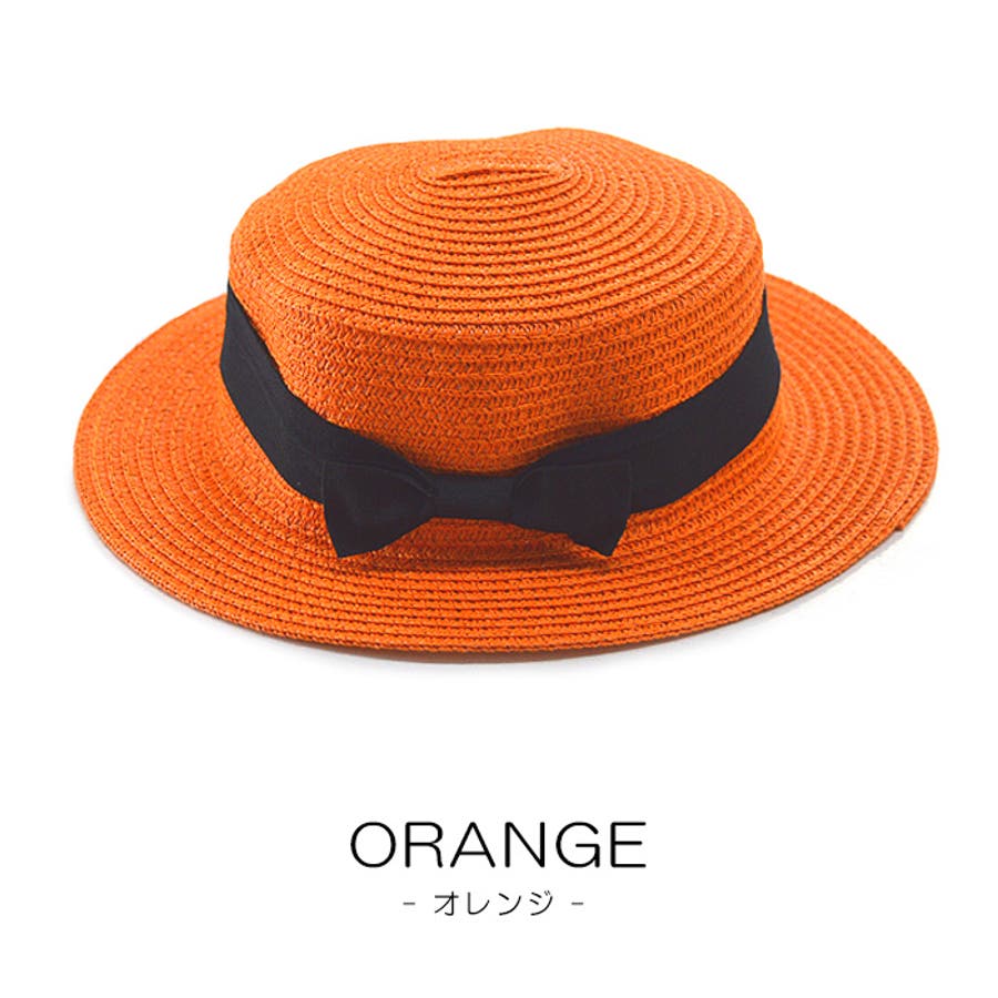 麦わら帽子　ジェーンマープル　赤 麦わら帽子 ジェーンマープル 赤