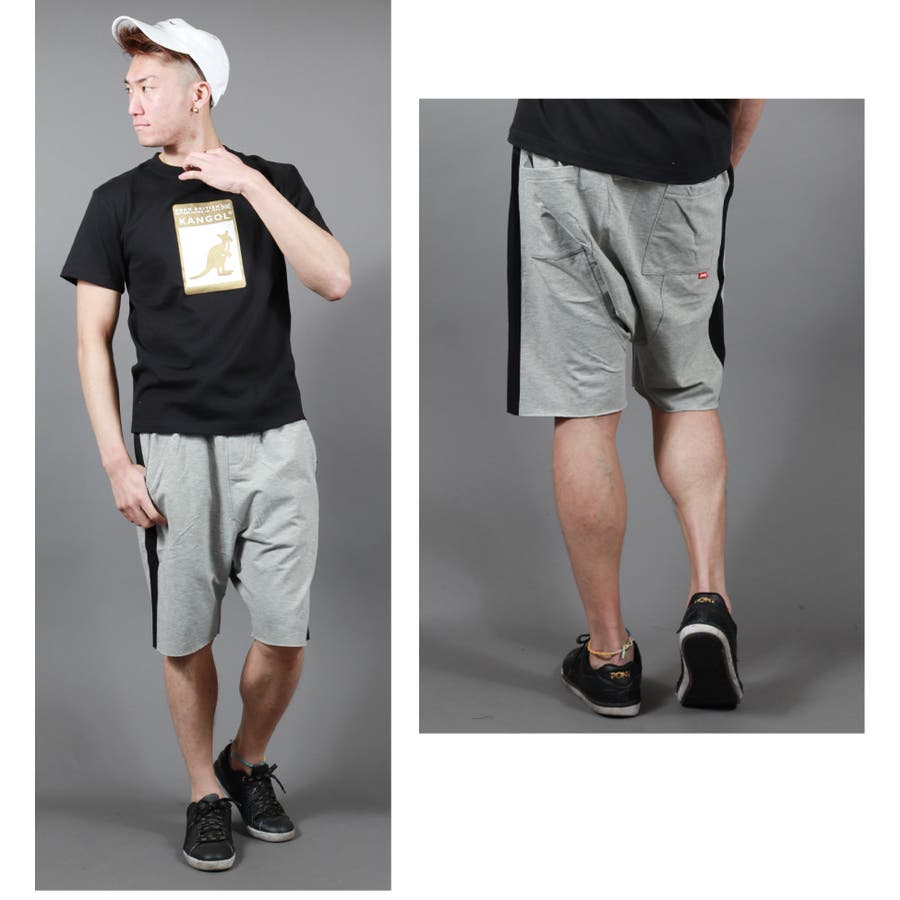 サルエルショートパンツ ハーフパンツ メンズ[品番：WETM0000570