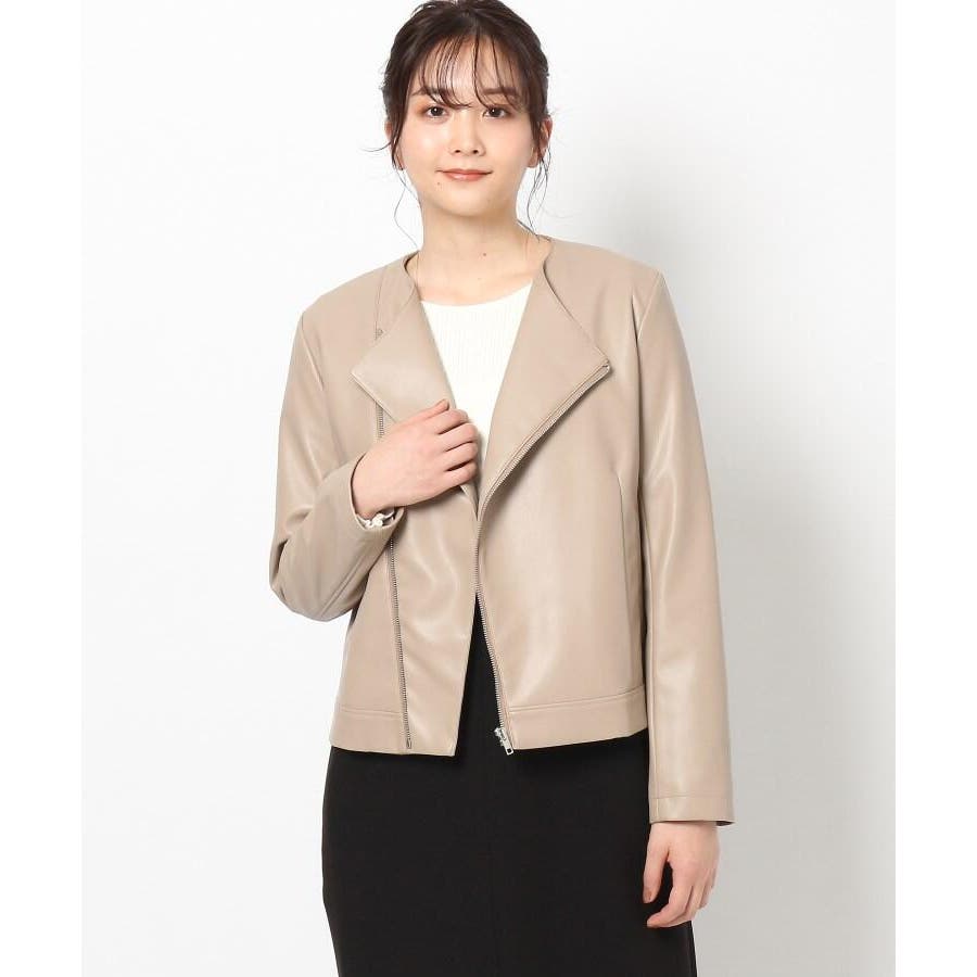 合皮ライダースブルゾン 品番 Wrdw The Shop Tk ザショップティーケー のレディースファッション通販 Shoplist ショップリスト