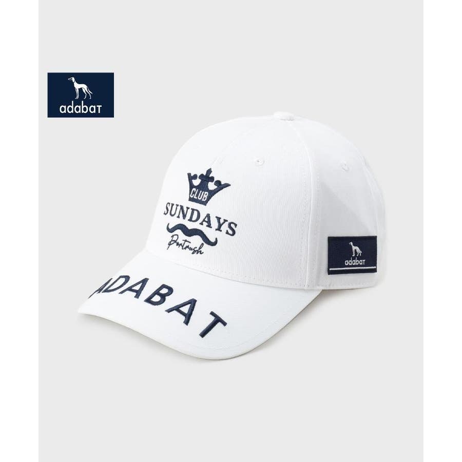 新レーベル ADABAT NAVY】サンデーズロゴキャップ[品番：WRDW0218627