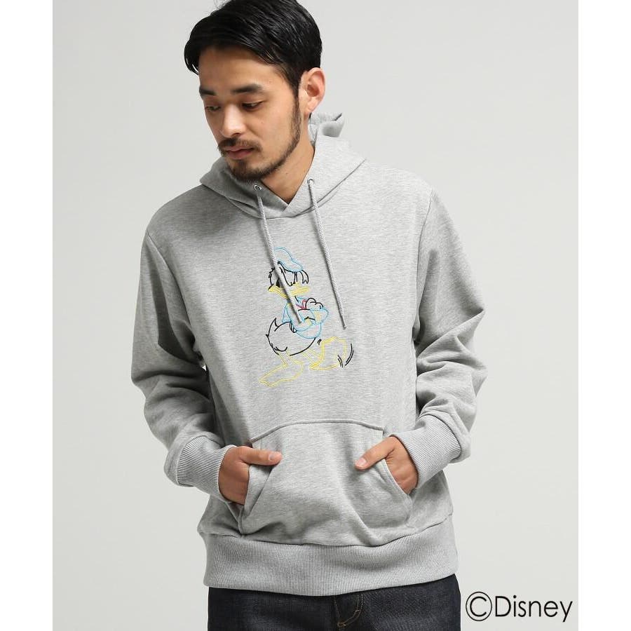 Disney ディズニー ドナルドダック ラインアート パーカー 品番 Wrdw Base Station ベースステーション のメンズファッション通販 Shoplist ショップリスト