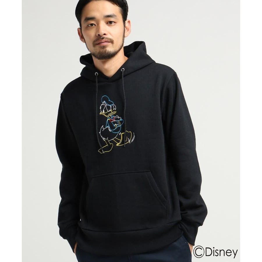 Disney ディズニー ドナルドダック ラインアート パーカー 品番 Wrdw Base Station ベースステーション のメンズファッション通販 Shoplist ショップリスト