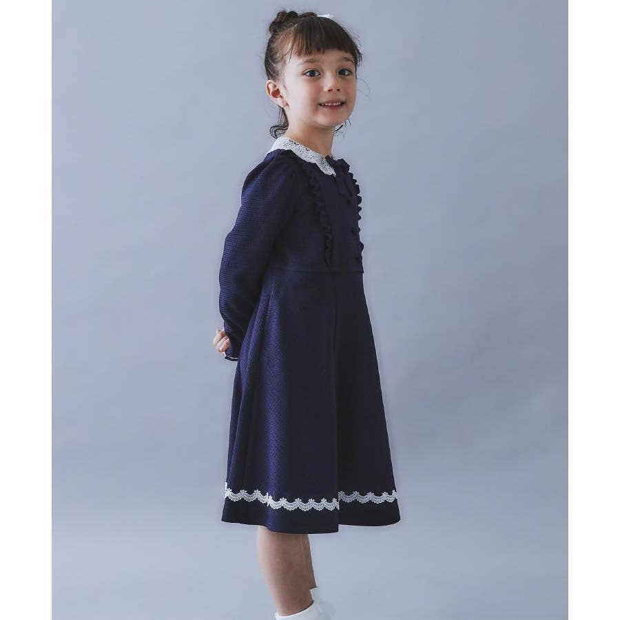 120-130】ネイビーフォーマルワンピース/入園・卒園・入学[品番