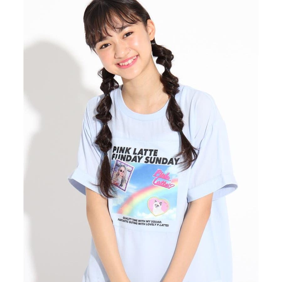 ニコラ掲載 ジョーゼット透け切替tシャツ 品番 Wrdw Pink Latte ピンクラテ のキッズファッション 通販 Shoplist ショップリスト