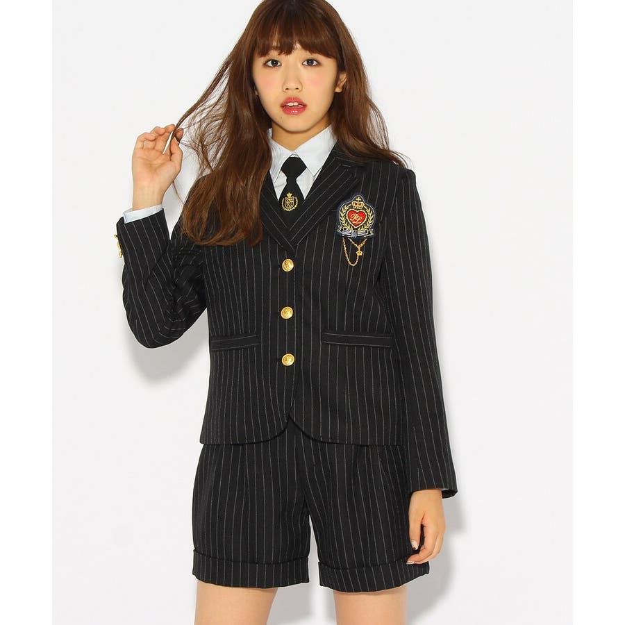 卒服】エンブレム付きテーラードジャケット[品番：WRDW0038992