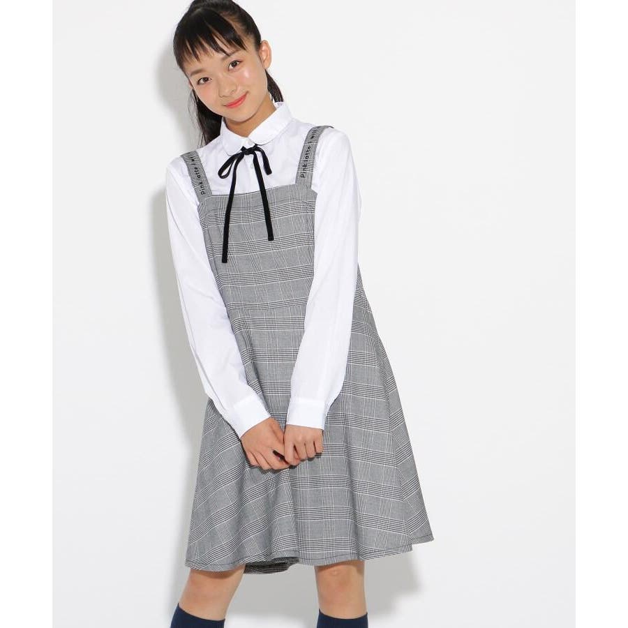 【卒服】ワンピース+ブラウス セット[品番：WRDW0086683]｜PINK-latte（ピンクラテ ）のキッズファッション通販｜SHOPLIST（ショップリスト）