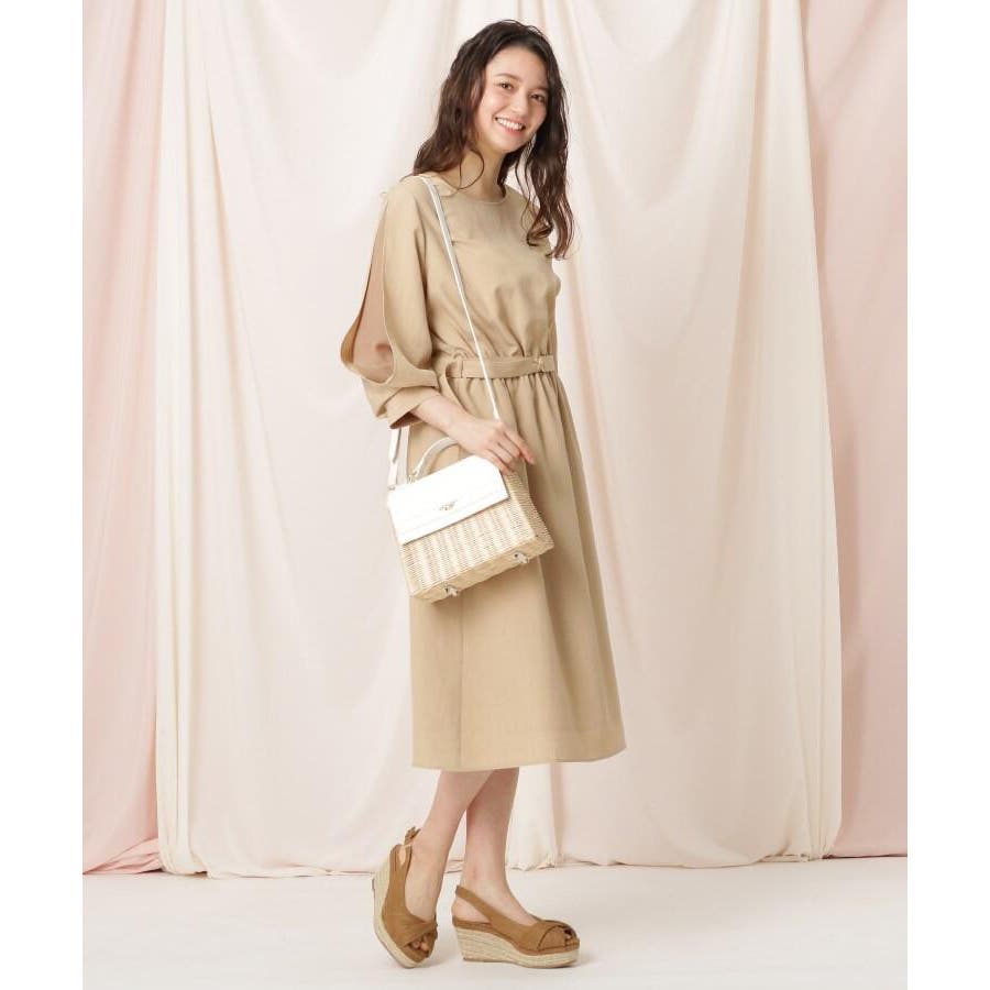 Web限定 Ll サイズあり 洗える リネンライク袖デザインワンピース 品番 Wrdw Couture Brooch クチュールブローチ のレディースファッション通販 Shoplist ショップリスト