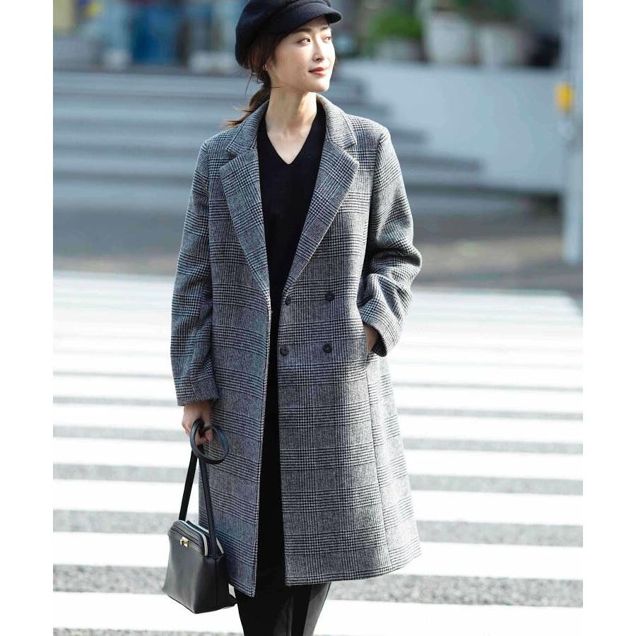 ウール混チェックコート 品番 Wrdw Hushush ハッシュアッシュ のレディースファッション通販 Shoplist ショップリスト