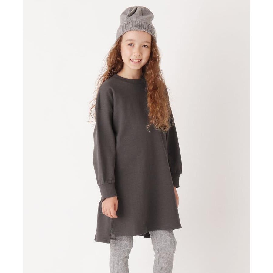 100 140cm 裏毛裾フリルリボンワンピース 品番 Wrdw 3can4on サンカンシオン のキッズファッション通販 Shoplist ショップリスト