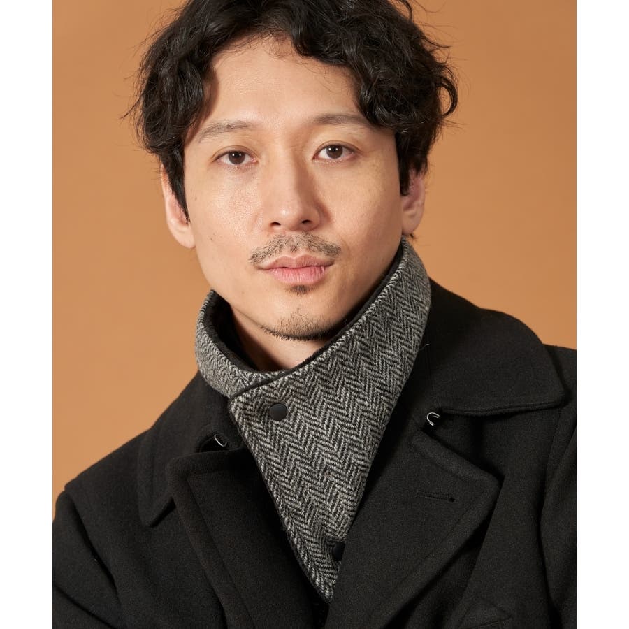 HARRIS TWEED／ハリスツイード】ショートボアネックウォーマー[品番